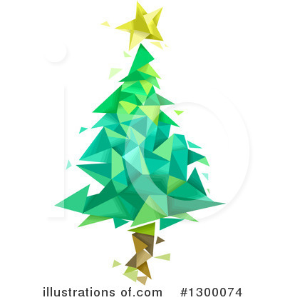 Royalty-Free (RF) Christmas Tree Clipart Illustration by BNP Design Studio - Stock Sample #1300074
