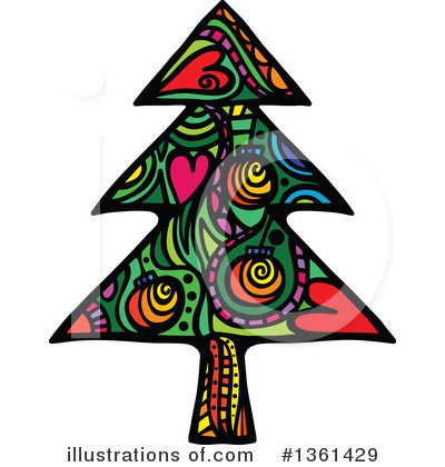 Royalty-Free (RF) Christmas Tree Clipart Illustration by Prawny - Stock Sample #1361429