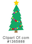 Christmas Tree Clipart #1365888 by visekart