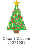 Christmas Tree Clipart #1371020 by Maria Bell