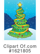 Christmas Tree Clipart #1621805 by visekart