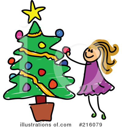 Royalty-Free (RF) Christmas Tree Clipart Illustration by Prawny - Stock Sample #216079