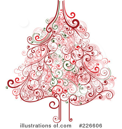 Royalty-Free (RF) Christmas Tree Clipart Illustration by OnFocusMedia - Stock Sample #226606