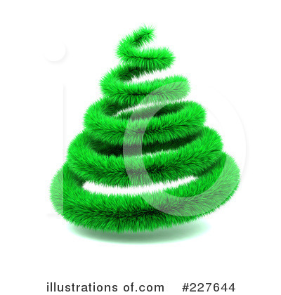 Royalty-Free (RF) Christmas Tree Clipart Illustration by KJ Pargeter - Stock Sample #227644