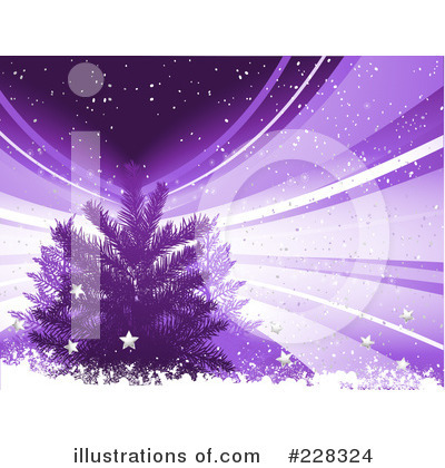 Royalty-Free (RF) Christmas Tree Clipart Illustration by elaineitalia - Stock Sample #228324