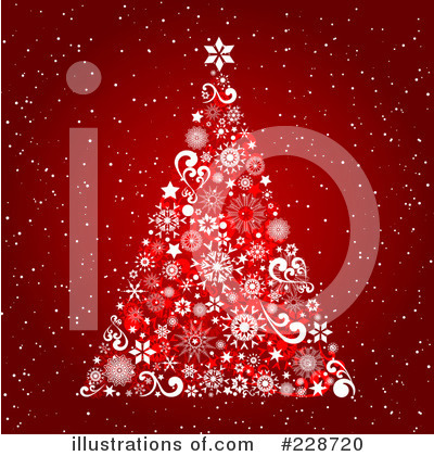 Royalty-Free (RF) Christmas Tree Clipart Illustration by KJ Pargeter - Stock Sample #228720