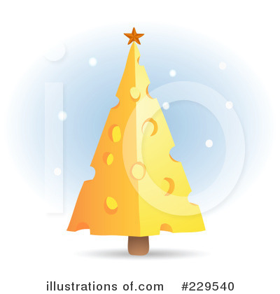 Royalty-Free (RF) Christmas Tree Clipart Illustration by Qiun - Stock Sample #229540