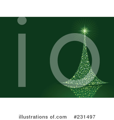 Royalty-Free (RF) Christmas Tree Clipart Illustration by Pushkin - Stock Sample #231497