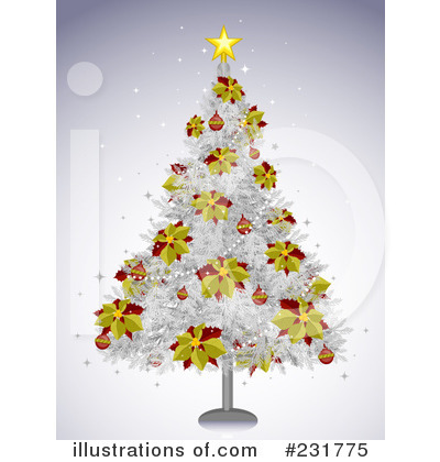 Royalty-Free (RF) Christmas Tree Clipart Illustration by BNP Design Studio - Stock Sample #231775
