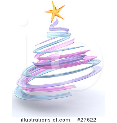 Royalty-Free (RF) Christmas Tree Clipart Illustration by KJ Pargeter - Stock Sample #27622
