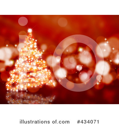 Royalty-Free (RF) Christmas Tree Clipart Illustration by KJ Pargeter - Stock Sample #434071