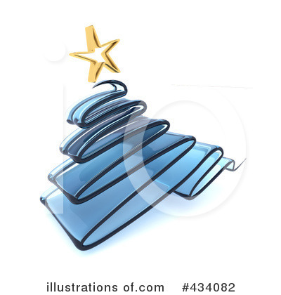 Royalty-Free (RF) Christmas Tree Clipart Illustration by KJ Pargeter - Stock Sample #434082