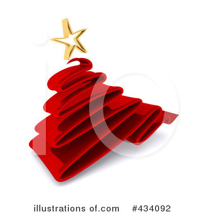 Royalty-Free (RF) Christmas Tree Clipart Illustration by KJ Pargeter - Stock Sample #434092