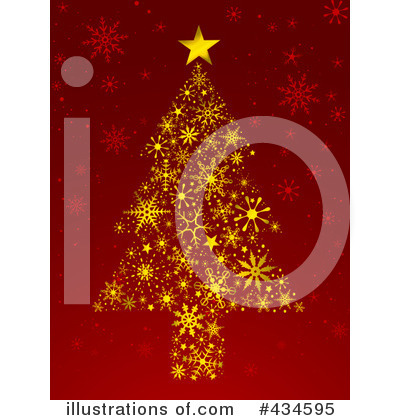 Royalty-Free (RF) Christmas Tree Clipart Illustration by BNP Design Studio - Stock Sample #434595