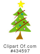 Christmas Tree Clipart #434597 by BNP Design Studio