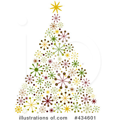 Royalty-Free (RF) Christmas Tree Clipart Illustration by BNP Design Studio - Stock Sample #434601