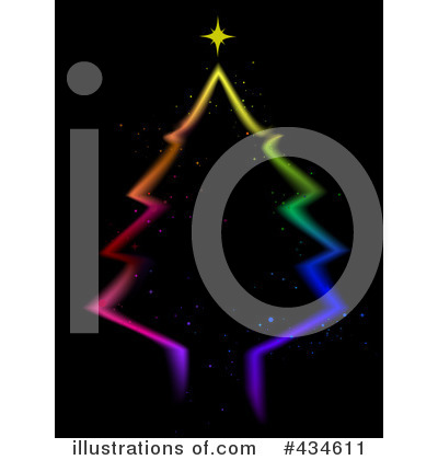 Royalty-Free (RF) Christmas Tree Clipart Illustration by BNP Design Studio - Stock Sample #434611