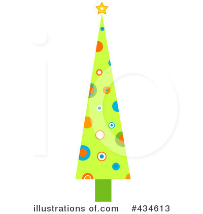 Royalty-Free (RF) Christmas Tree Clipart Illustration by BNP Design Studio - Stock Sample #434613
