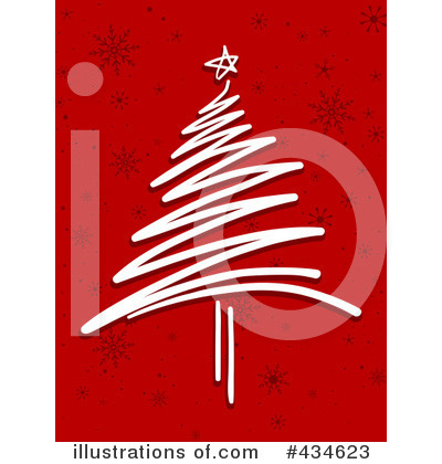 Royalty-Free (RF) Christmas Tree Clipart Illustration by BNP Design Studio - Stock Sample #434623