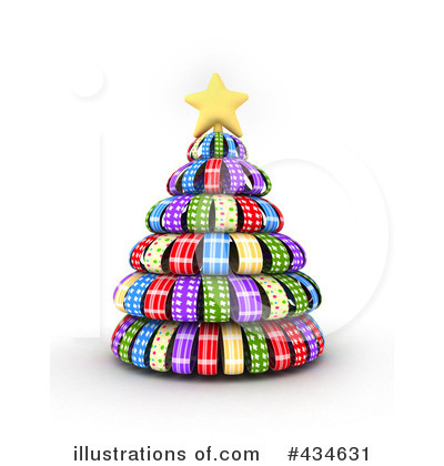 Royalty-Free (RF) Christmas Tree Clipart Illustration by BNP Design Studio - Stock Sample #434631