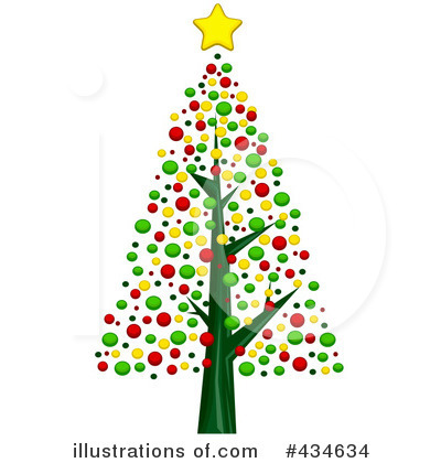 Royalty-Free (RF) Christmas Tree Clipart Illustration by BNP Design Studio - Stock Sample #434634