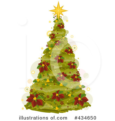 Royalty-Free (RF) Christmas Tree Clipart Illustration by BNP Design Studio - Stock Sample #434650