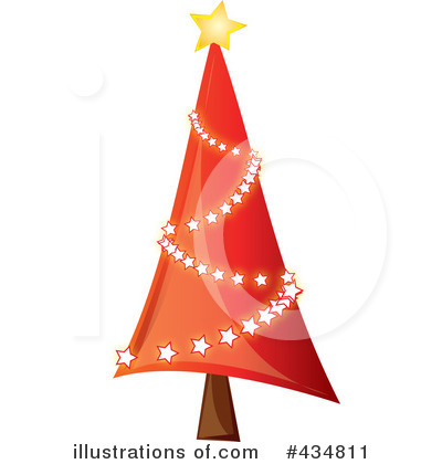 Royalty-Free (RF) Christmas Tree Clipart Illustration by Pams Clipart - Stock Sample #434811