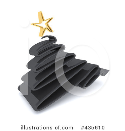 Royalty-Free (RF) Christmas Tree Clipart Illustration by KJ Pargeter - Stock Sample #435610