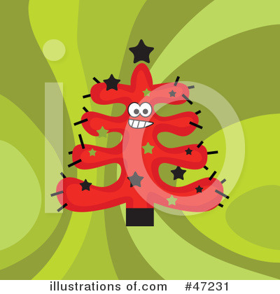 Royalty-Free (RF) Christmas Tree Clipart Illustration by Prawny - Stock Sample #47231