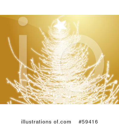 Royalty-Free (RF) Christmas Tree Clipart Illustration by Kheng Guan Toh - Stock Sample #59416