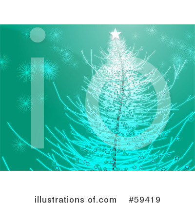 Royalty-Free (RF) Christmas Tree Clipart Illustration by Kheng Guan Toh - Stock Sample #59419