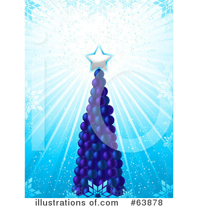 Royalty-Free (RF) Christmas Tree Clipart Illustration by elaineitalia - Stock Sample #63878