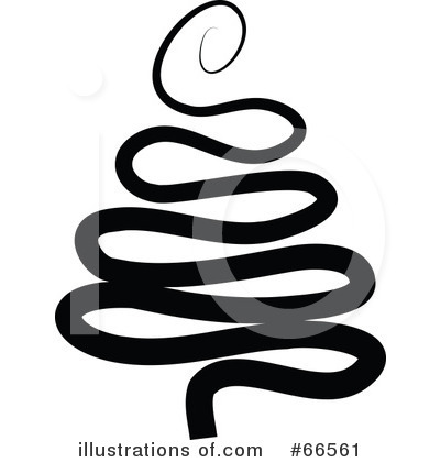 Royalty-Free (RF) Christmas Tree Clipart Illustration by Prawny - Stock Sample #66561