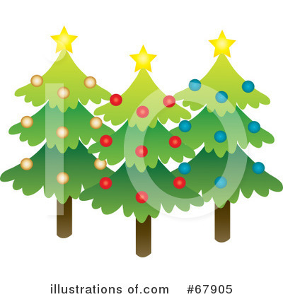 Christmas Tree Clipart #67905 by Rosie Piter