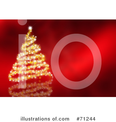 Royalty-Free (RF) Christmas Tree Clipart Illustration by KJ Pargeter - Stock Sample #71244