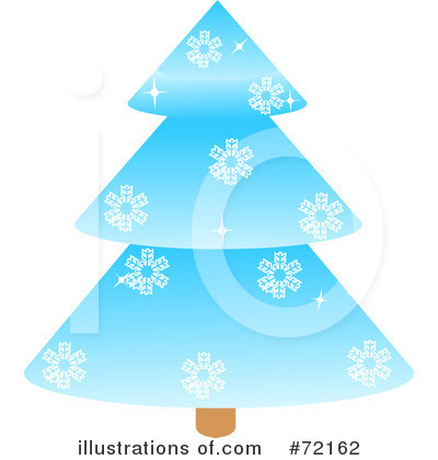 Royalty-Free (RF) Christmas Tree Clipart Illustration by Pushkin - Stock Sample #72162