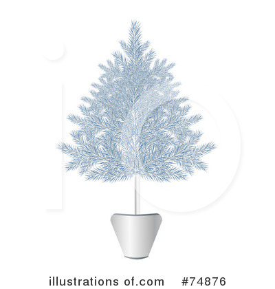 Royalty-Free (RF) Christmas Tree Clipart Illustration by MilsiArt - Stock Sample #74876