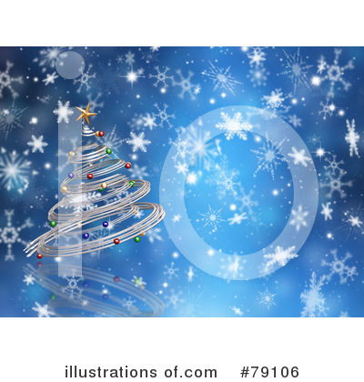 Royalty-Free (RF) Christmas Tree Clipart Illustration by KJ Pargeter - Stock Sample #79106