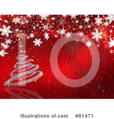 Royalty-Free (RF) Christmas Tree Clipart Illustration by KJ Pargeter - Stock Sample #81471