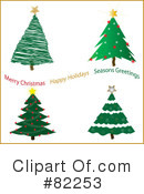Christmas Trees Clipart #82253 by Pams Clipart