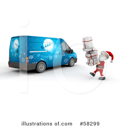 Christmas Van Clipart #58299 by KJ Pargeter