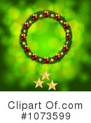 Christmas Wreath Clipart #1073599 by elaineitalia