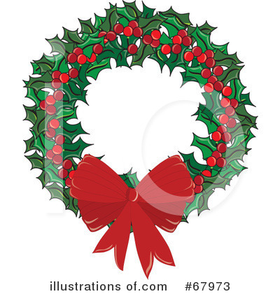 Christmas Holly Clipart #67973 by Pams Clipart