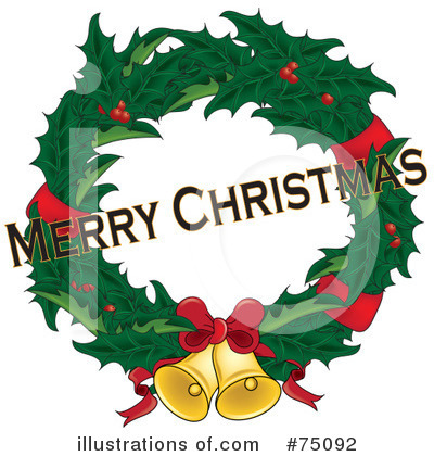Merry Christmas Clipart #75092 by Pams Clipart