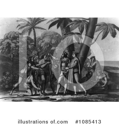 Royalty-Free (RF) Christopher Columbus Clipart Illustration by JVPD - Stock Sample #1085413