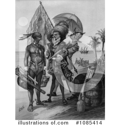 Royalty-Free (RF) Christopher Columbus Clipart Illustration by JVPD - Stock Sample #1085414