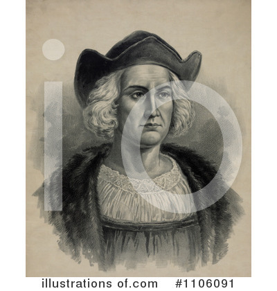Royalty-Free (RF) Christopher Columbus Clipart Illustration by JVPD - Stock Sample #1106091