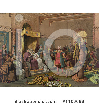 Royalty-Free (RF) Christopher Columbus Clipart Illustration by JVPD - Stock Sample #1106098