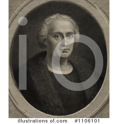 Royalty-Free (RF) Christopher Columbus Clipart Illustration by JVPD - Stock Sample #1106101