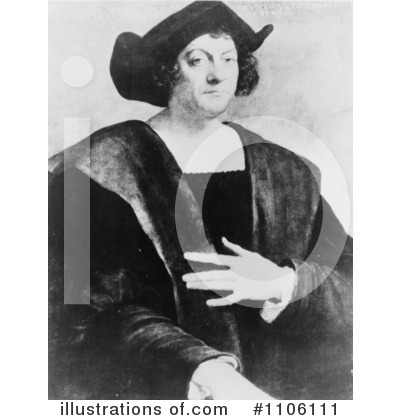 Royalty-Free (RF) Christopher Columbus Clipart Illustration by JVPD - Stock Sample #1106111